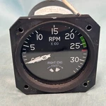 Instruments Inc Dual Tachometer Synchro Indicator Cessna Pn C668016, 512-01. Fixed Price $279.95.