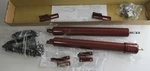 New Hsi Storm Door Closer Double Cylinder Set/ Kit Easy-set Stay Open Burgundy. Fixed Price $25.00.