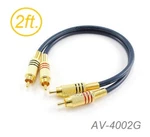 2FT 2-RCA To Gold-plated Male Dj/mixer/stereo System Audio Cable. Fixed Price $10.99.
