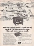 Rockwell-collins AN/ARC-186(V) Tactical Vhf Radio Vintage Magazine 1970S. Fixed Price $18.77.