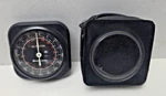 Vintage Brookstone Altimeter Altitude Gauge Square With Case Nice Read. Fixed Price $28.99.