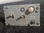 Boeing 727 Pass. Signs /cabin Attendant Control Panel Assembly 69-17380-16. Fixed Price $70.99.