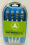 Jl Audio XMD-WHTAIC4-12 Marine Ft. 4-CHANNEL Rca Interconnect Cable New. Fixed Price $89.95.