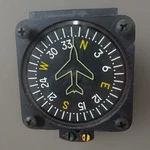PAI-700 Compass (lighted) 1998 Cali Cartel Smuggler Aircraft Relic. Fixed Price $650.00.