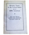 1923 Seventy Years In United States As 100% American Baker Pioneer History. Fixed Price $8.96.