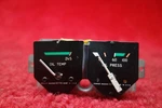 Stewart Warner Oil Temperature & Pressure Cluster Gauges 12V Pn C669512-0102. Fixed Price $145.95.