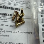 (5) NAS1790-3-5 Screw Flush Head 10-32 5/16" Grip, Nsn 5305-01-255-4955. Fixed Price $78.50.