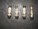 Champion Ceramic Aircraft Spark Plug Set (4) Rem 38E 40E Rhm Vintage. Fixed Price $35.00.