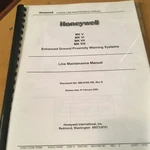 Honeywell Egpws; Mk-v, Mk-vi, & Mk-viii Line Maintenance Manual. Fixed Price $125.82.