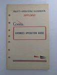 1976 Cessna Avionics Operating Guide Pilots Handbook Supplement Poh. Fixed Price $18.00.