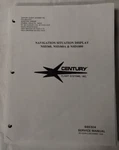 Century Navigation Situation Display NSD360-360A/ SD1000 Service Manual-copy. Fixed Price $43.70.