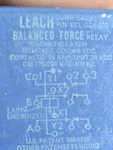 Leach Good Used Aircraft Relay Balanced MS27742-1 Force Magnetic Latched 3P. Fixed Price $100.00.