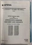 Sfena Gyroscopic Horizon H321ABM1/ Variants Component Maint Manual & Parts 1986. Fixed Price $17.25.