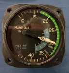 Tested United P/n 6121 Cessna C662026-0113 Dual Manifold Pressure Indicator. Fixed Price $295.92.