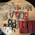 Various Battery Terminals And Connectors. Fixed Price $30.00.