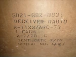 Military Airplane Teledyne Radio Receiver Transmitter R-1123A P/n ARC-73 In Box!. Fixed Price $145.00.