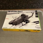 Bell AH-1S Cobra Step 3 Helicopter Us Army Testors 1/48 Open Box Sealed Parts.. Fixed Price $36.00.