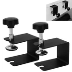 Black Desk 2 Pack Small Clamps Woodworking Shelf Extension. Fixed Price $13.29.