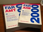 Pilot Far Amt Aim 2000 Set Of Books Federal Aviation Regulations Manuals Faa. Fixed Price $19.99.