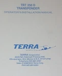 Terra TN200D Navigational Receiver Operation/installation Manual TRT-250-D. Fixed Price $150.00.