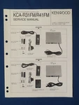 Kenwood KCA-R31FM KCA-R41FM Controller Service Manual Factory Original The Real. Fixed Price $17.28.