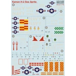 Kaman Sea Sprite H-2 Decals Scale 1:72 PS72-488 For Helicopter Plastic Model Kit. Fixed Price $32.23.