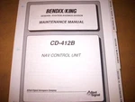 Bendix King CD-412B Nav Control Service Manual. Fixed Price $145.25.