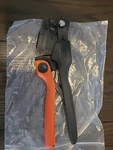 Thomas & Betts TBM25S Comfort Color Keyed Crimper Tool Used 8-2 Awg. Fixed Price $290.00.