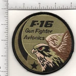 182 Fighter Squadron Texas Air Nat. Guard F-16 Swirl + Gun Avionics. Fixed Price $35.95.