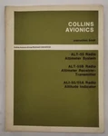 Collins ALT-55 Radio Altimeter System Instruction Book-original. Fixed Price $43.70.
