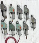 9PC Burndy Pneumatic Air Tool Wire Cable Crimper & Parts Lot. Fixed Price $574.00.