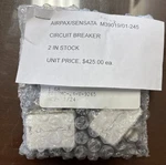 Airpax/sensata Circuit Breaker P/n M39019/01-245. Fixed Price $425.00.