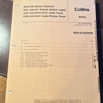 Collins MKR-350, MKL-350/351, AUD-250/H, 251H, AMR-350/350H Service Manual. Fixed Price $121.74.