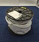 GAC14-250-X 7 19 Galvanized Steel Aircraft Cable Wire, 1/4, 250FT Reel. Fixed Price $107.99.