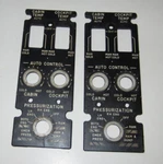 1 Pair Of Unknown Aircraft Cockpit Panels Pictured Has Crack Lower. Fixed Price $49.99.
