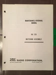 King Ka 135 Matching Assembly Maintenance Overhaul & Parts Manual. Fixed Price $60.70.