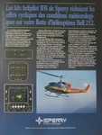 3/1982 Pub Sperry Flight Systems Ifr Helipilot Bell 212 Sar Rescue French Ad. Fixed Price $11.66.