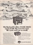 Rockwell International AN/ARC-186(V) Tactical Vhf Radio Print 1981. Fixed Price $12.75.