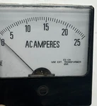 Ac Ammeter Panel 12G382 25A Analog Electrical Gauge **free Shipping**. Fixed Price $30.32.