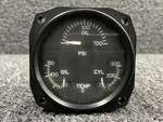 18-1000-8 Rc Allen Tri-engine Indicator (28V, Oil Psi, Cyl & Temp). Fixed Price $364.00.
