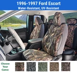 Camo Seat Covers 1996-1997 Ford Escort. Fixed Price $220.00.