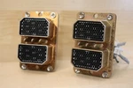 Pair Of (2) Itt Cannon DPX2MA-A106PA106P-33B-24 Connector. Fixed Price $299.50.