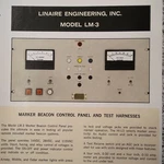 Linaire Marker Test Panel Model LM-3 Install Operation Service & Parts Manual. Fixed Price $54.98.