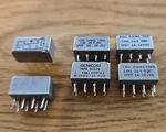 6X Electromechanical Genicom 01526 M39016/37-021P 1350 Ohms Coil Relays Mil Spec. Fixed Price $128.65.