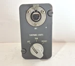 Fokker Aircraft Side Panel Light Switch Assembly A42723-419. Fixed Price $45.00.