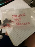 Klixon 20A Circuit Breaker Senata Technologies CDM-20-I-1534 , CDM20I1534. Fixed Price $50.00.
