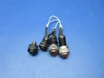 Dialco Press-to-test Lights P/n MS25041-2 Lot Of (0425-1397). Fixed Price $66.50.