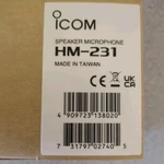Icom HM-231 Speaker Microphone For IC-A25. Fixed Price $74.00.