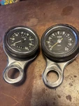 Original Smiths Black Speedometer And Tachometer With Brackets Ssm 4003/02-1000. Fixed Price $300.00.