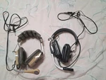Lot Of 2 Telex Aviation Head Set With Mouth Piece. Model E-951 And C58 As Is. Fixed Price $65.00.